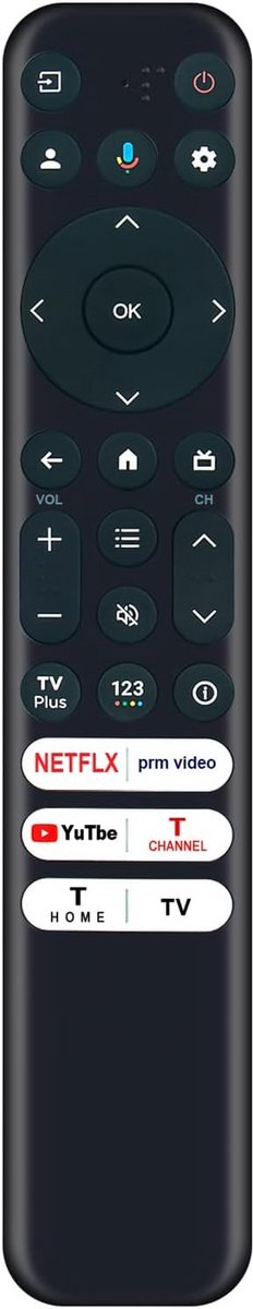 Universele Vervangende Afstandsbediening met Spraakfunctie voor Smart TV