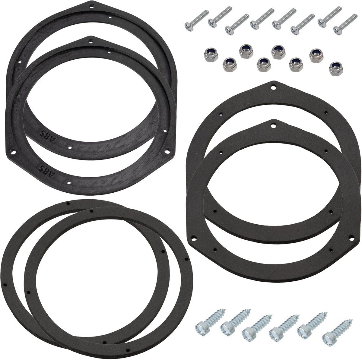 Set van 2 Speaker Adapters/Montagebeugels 165 mm voor Deuren