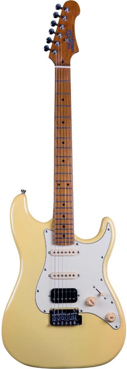 JET JS-400 SFG S-style Elektrische Gitaar HSS Tremolo Roasted Maple Hals Seafoam Green