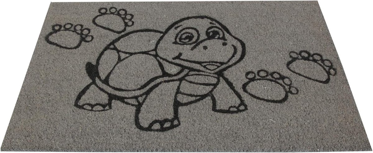 Duurzame Kokos Voetmat 50x75cm - Antislip Vuilvangmat voor Binnendeur