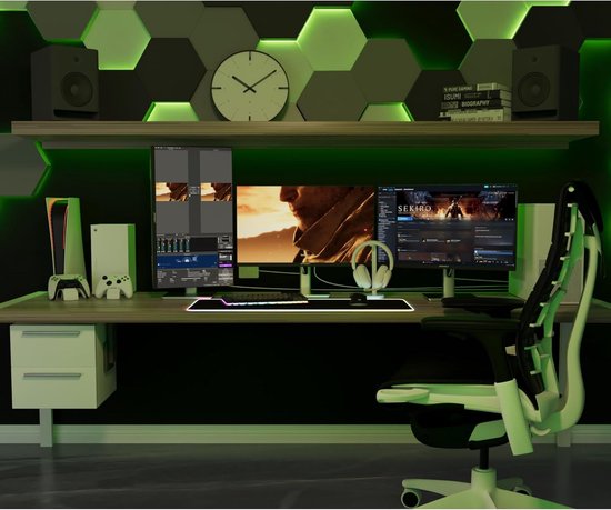 27 Inch WQHD 300Hz IPS Gaming Monitor - 1ms Reactietijd, G-Sync/FreeSync, 100% sRGB — afbeelding 3