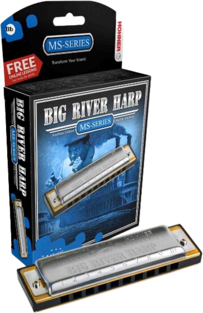 Diatonische Mondharmonica in BB-Toonaard - 10-Tonerig Richter Stemming