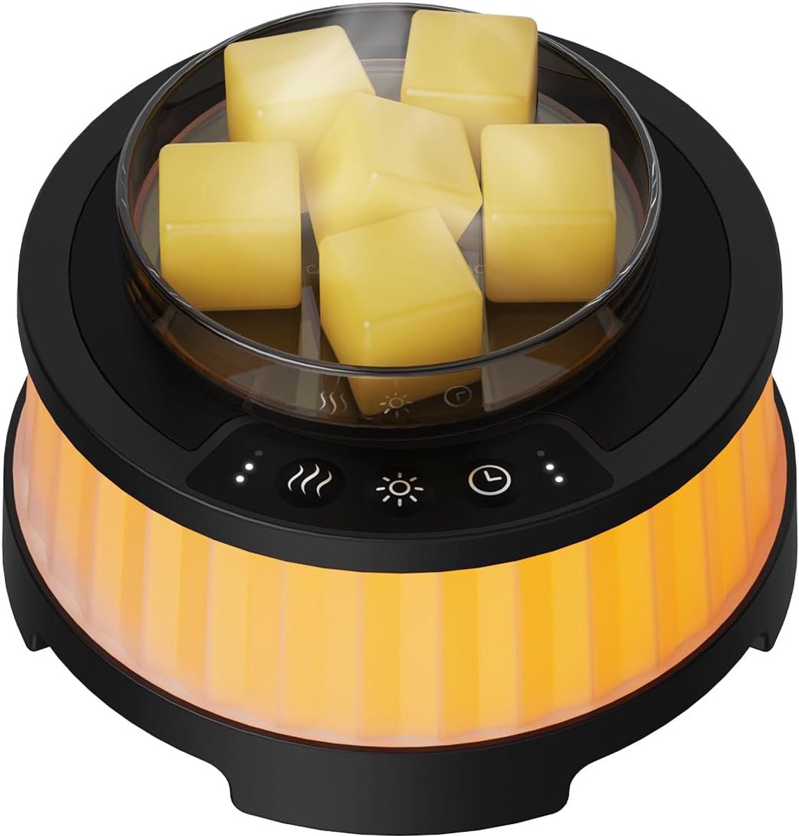 Elektrische Waxwarmer met 7 Kleuren LED Licht en Drie Warmtestanden voor Geurwax