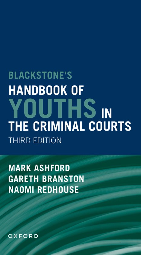 Blackstones' Handbook of Youths in the Criminal Courts - cover