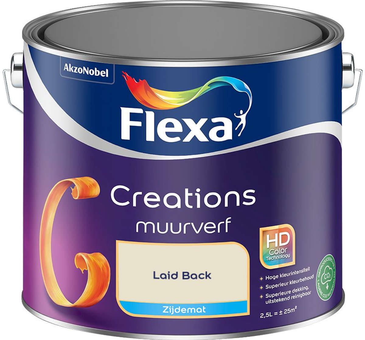 Flexa Creations Muurverf Zijdemat Laid Back 2,5 L