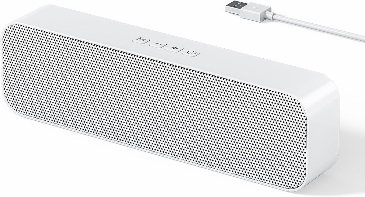 Draagbare USB PC Speakers met Bluetooth en Stereo Geluid voor Desktop en Laptop