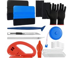 26-delige Auto Folie Toolkit: Met Raamwisser, Snijmes & Meetlint voor Car Wrapping