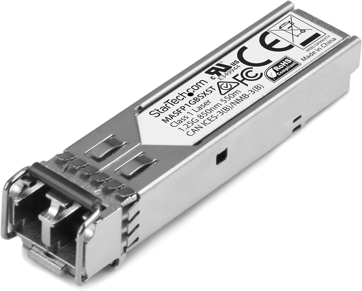 SFP Zendontvanger - Netwerk Module - Netwerk Verbinding - OEM Specificaties - 0.03x0.03x0.03cm - Zilver