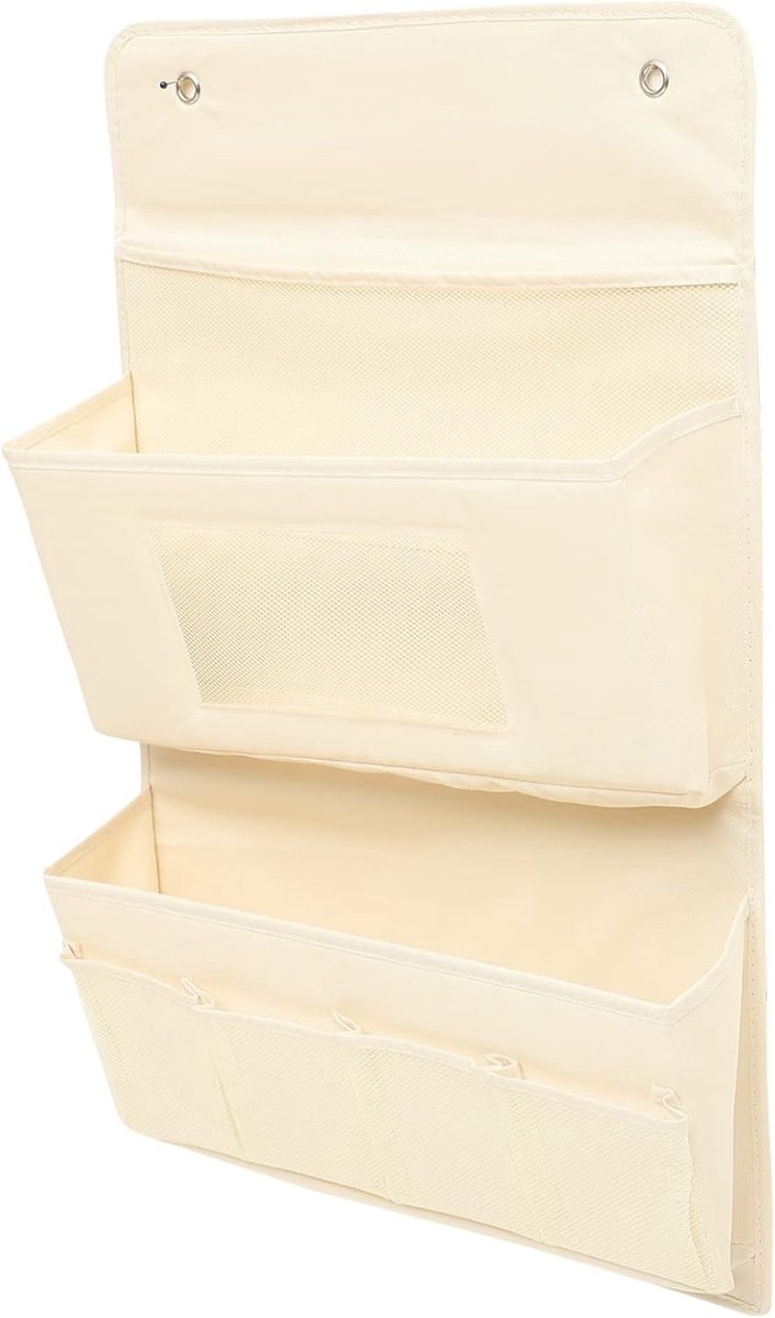 Deurorganizer Tas - Wandopberger - Thuis Opbergen - Lichtgewicht Polyester - 40x65cm - Beige