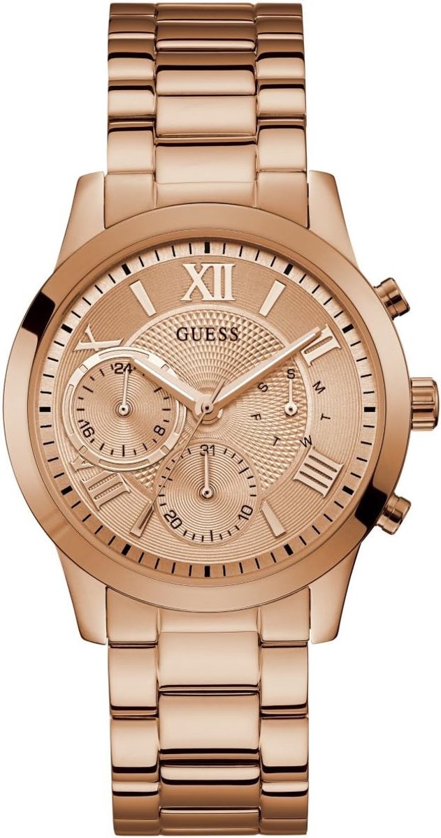 Dames Polshorloge - Mode Accessoire - Dagelijks Gebruik - Multifunctionele Wijzerplaat - 40mm Kastdiameter - Roségoud