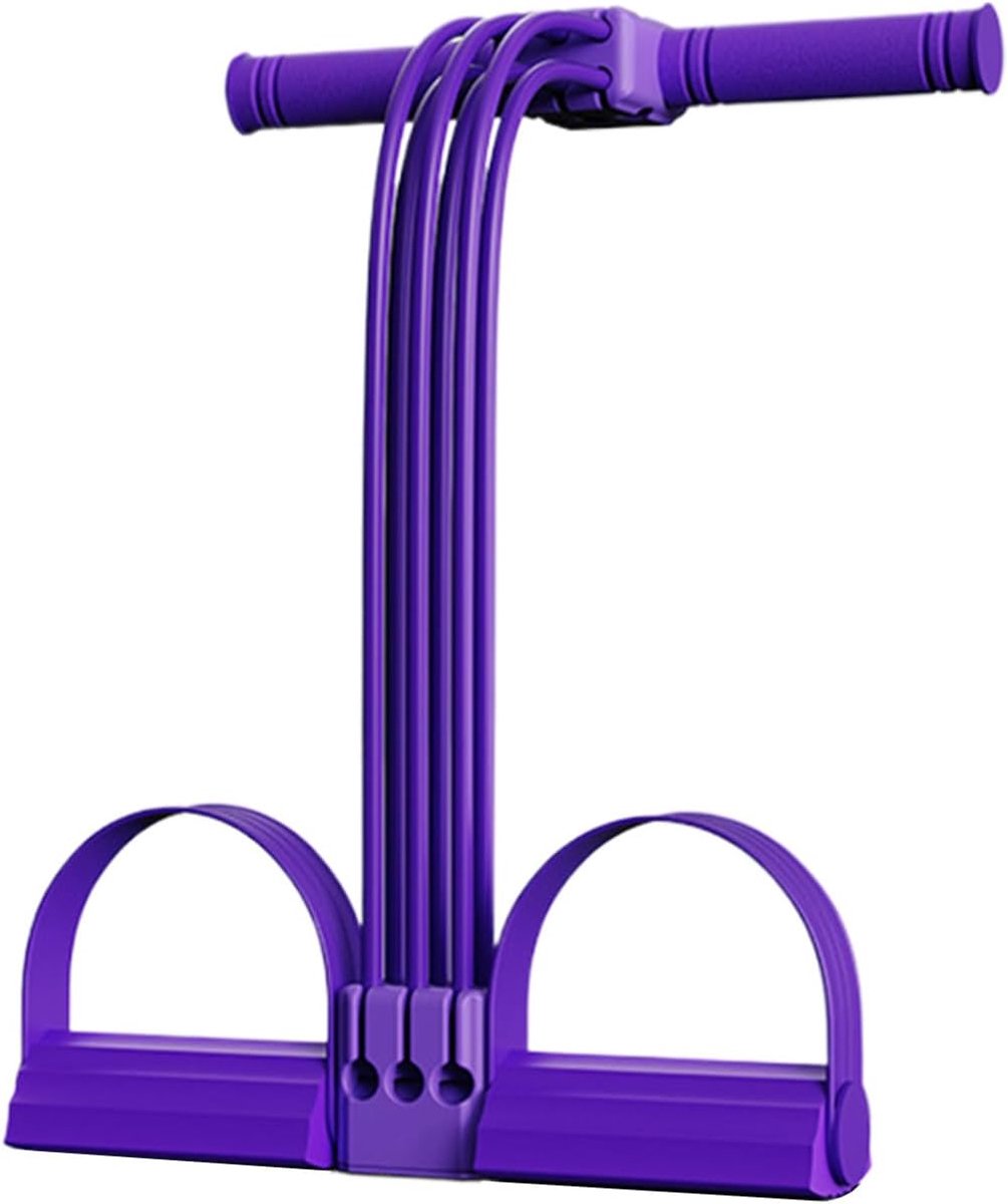 Buiktrainer Pedaal - Sit-up Apparatuur - Thuisfitness - Ergonomische Handgrepen - 30 x 20 cm - Paars