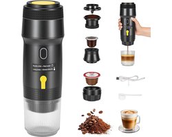 Koffiezetapparaat - Koffiezetter - Snelle Koffie - Compact Formaat - 27x9x9 cm - Zwart