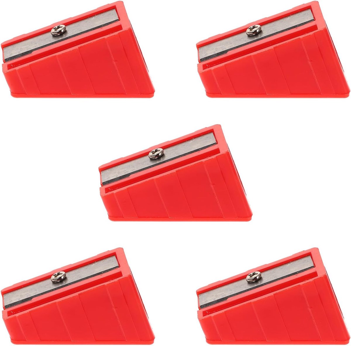 Poolkeu Reparatie Set - Keu Tip Gereedschap - Biljart Onderhoud - 5 Delige Kit - Compact Lichtgewicht - Rood