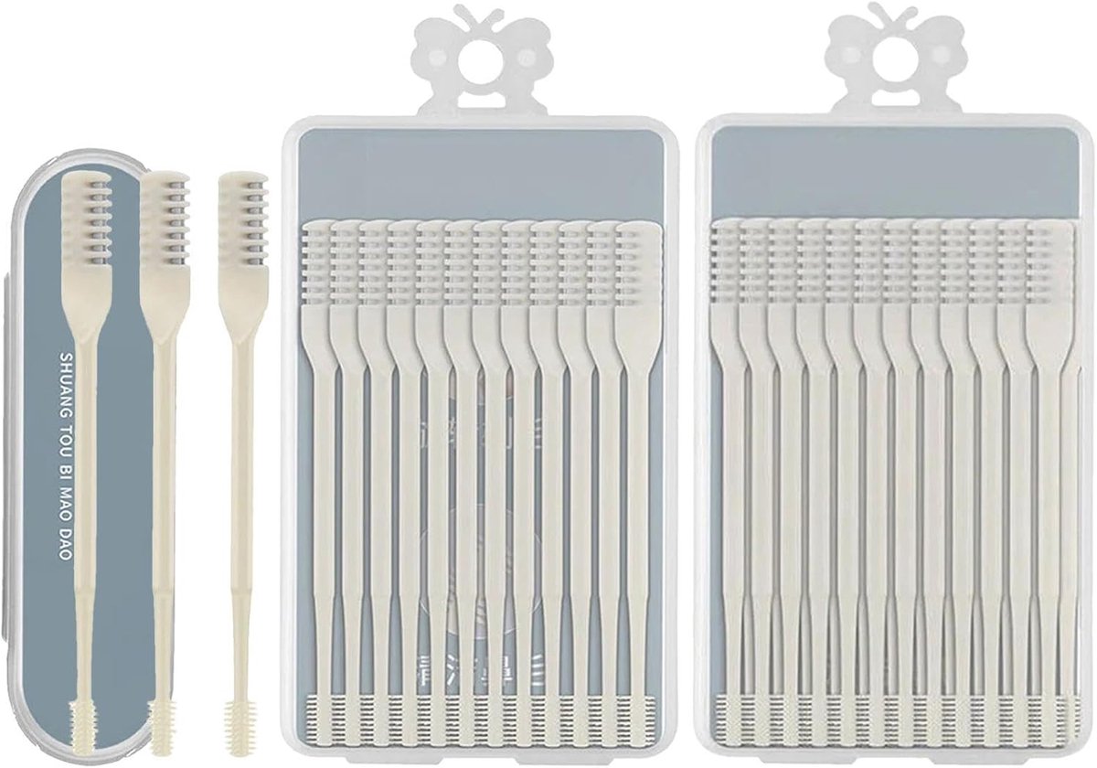 Neushaartrimmer - Gezichtshaarverwijderaar - Precisie Verzorging - Dubbele Kop - Compact
