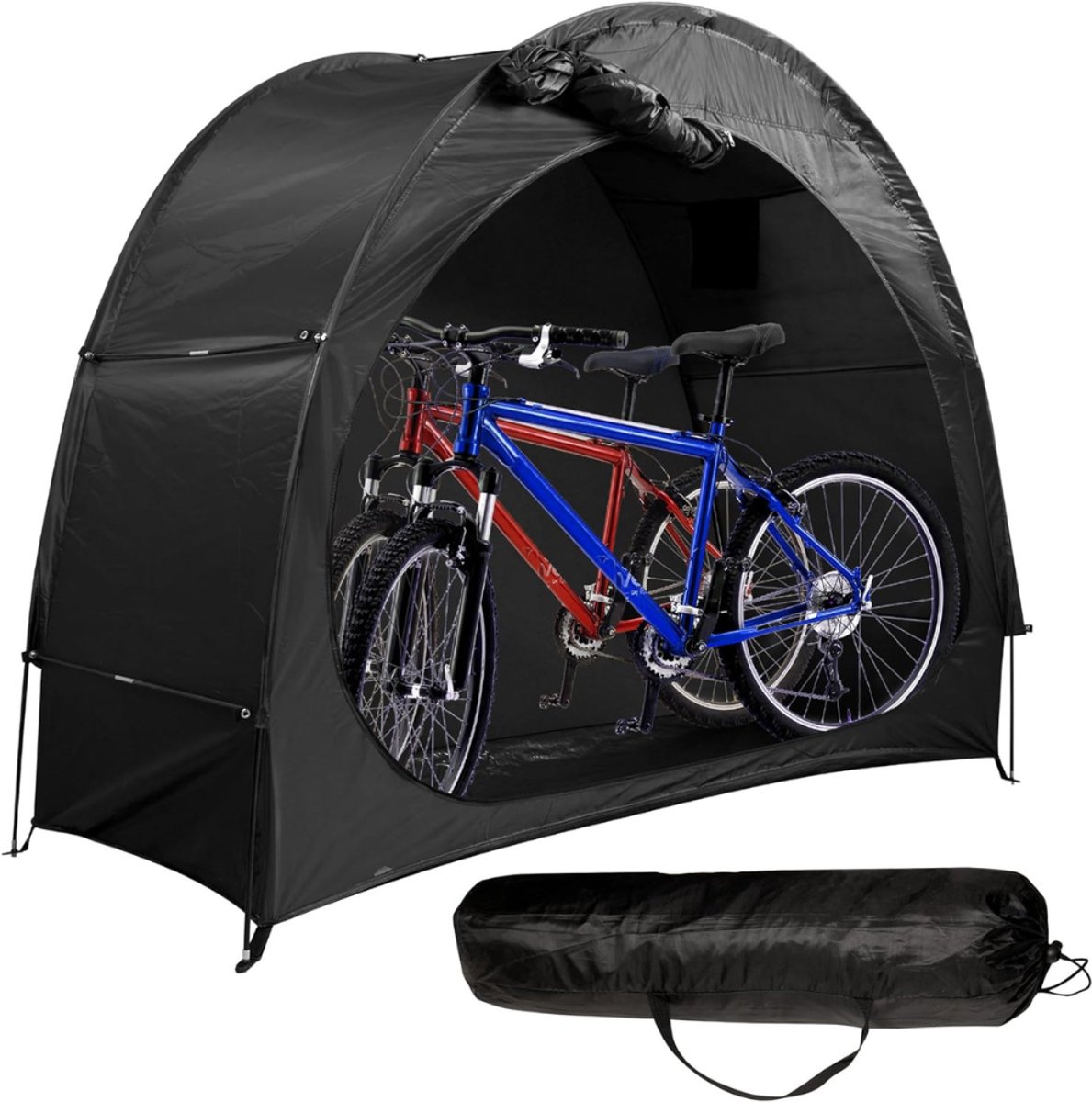 SVN® Fietstent - Schuurtent - Opbergtent – Zwart - 200cm x 88cm x 165cm