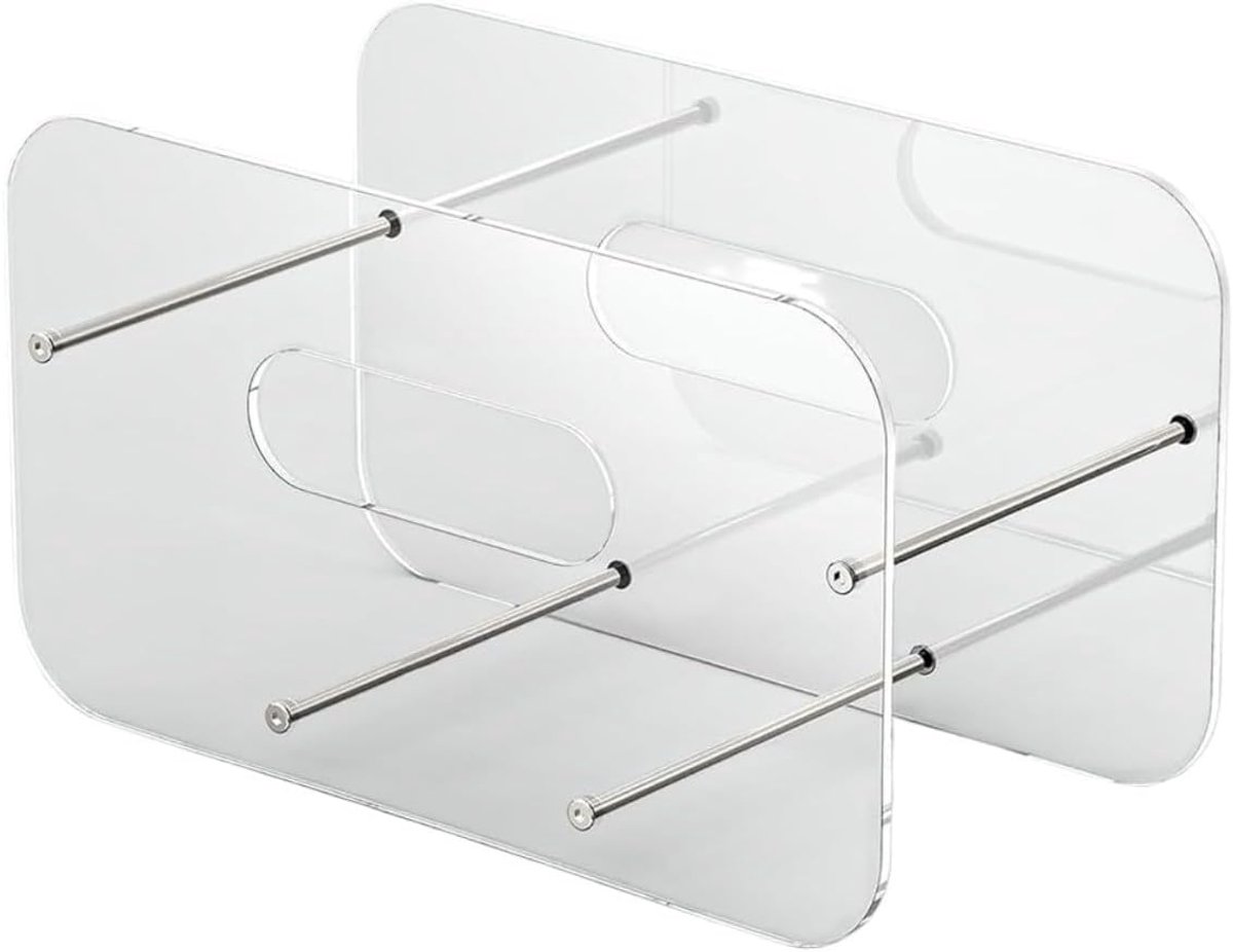 Keukenkast Organizer - Voorraadkast Indeler - Voedsel Opslag - Verstelbaar Ontwerp - 28 cm - Wit