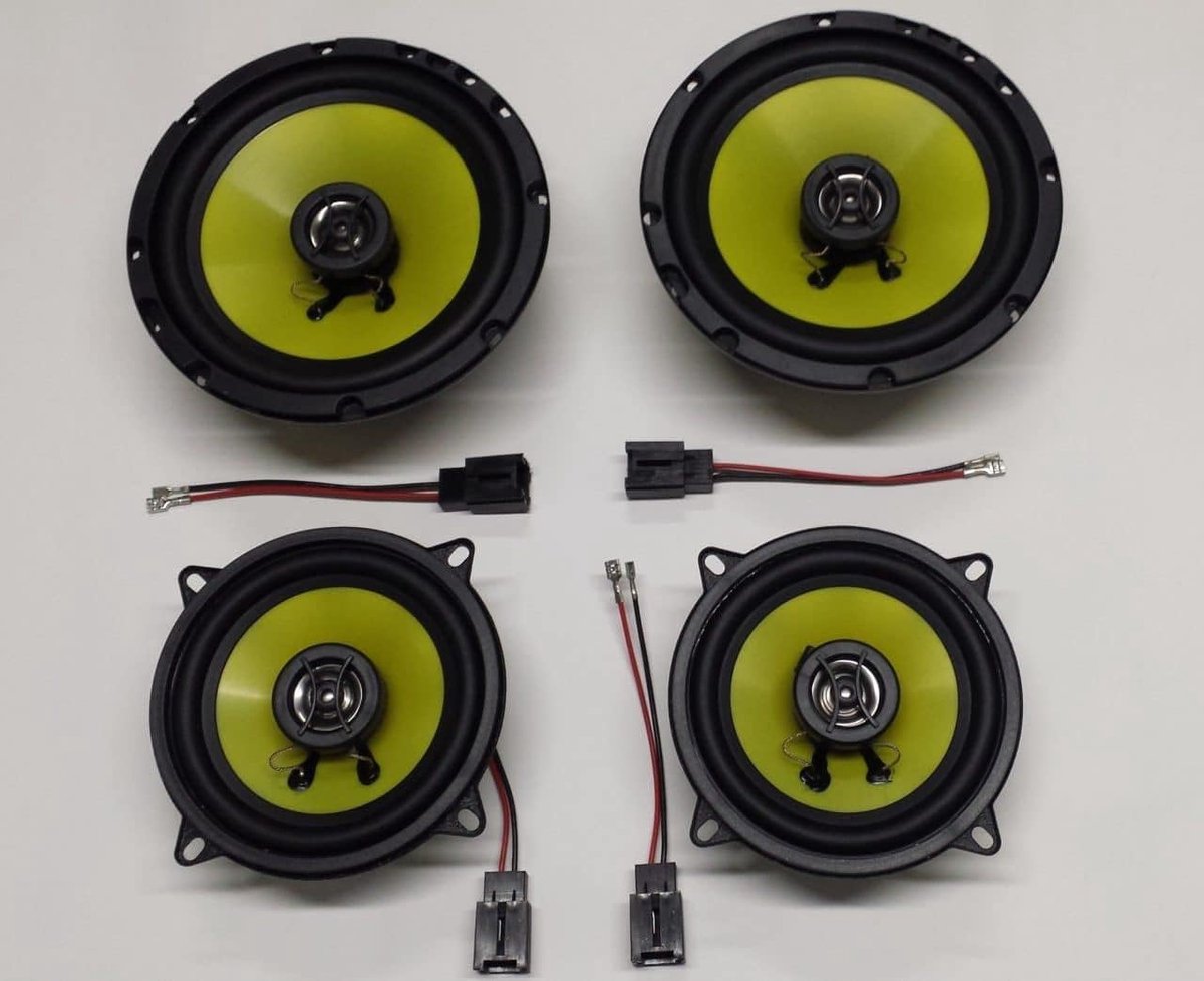 Luidsprekerset Auto - Muziek Upgrade - Voertuig Geluid - Specifiek Model - 165 cm - Zwart