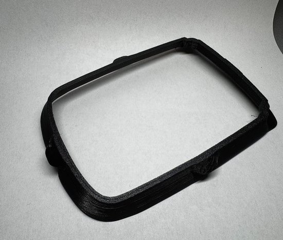 Versnellingshendel Ring - Schakelpook Frame - Auto Interieur - 3D Geprint Materiaal - Specifieke Pasvorm - Zwart — afbeelding 2