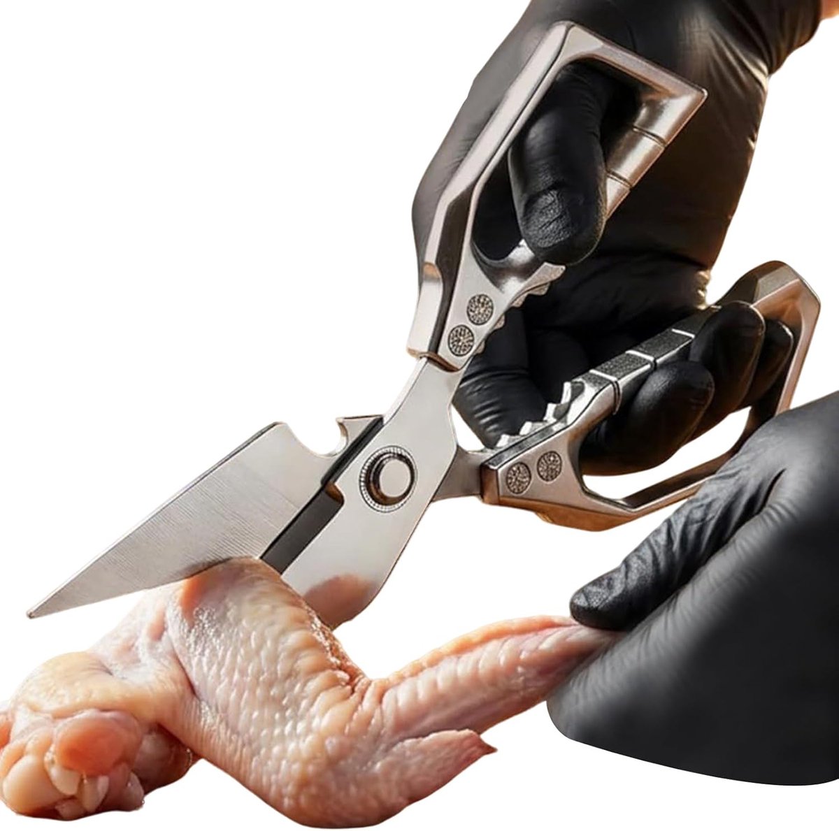 Keuken Schaar - Vleesschaar Gevogelte - Bereiden Voedsel - Extra Stevig Roestvrij - 22.7 cm