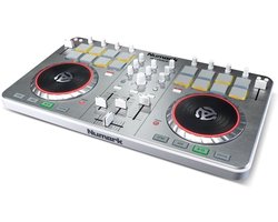 DJ Controller - Midi Controller - Muziek Mixen - Directe Software Compatibiliteit - 46 x 26 cm - Zilver