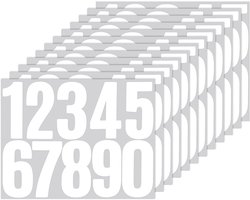 Top 10 huisnummers voor buiten 2026: Reflecterende huisnummerstickers 12 vellen