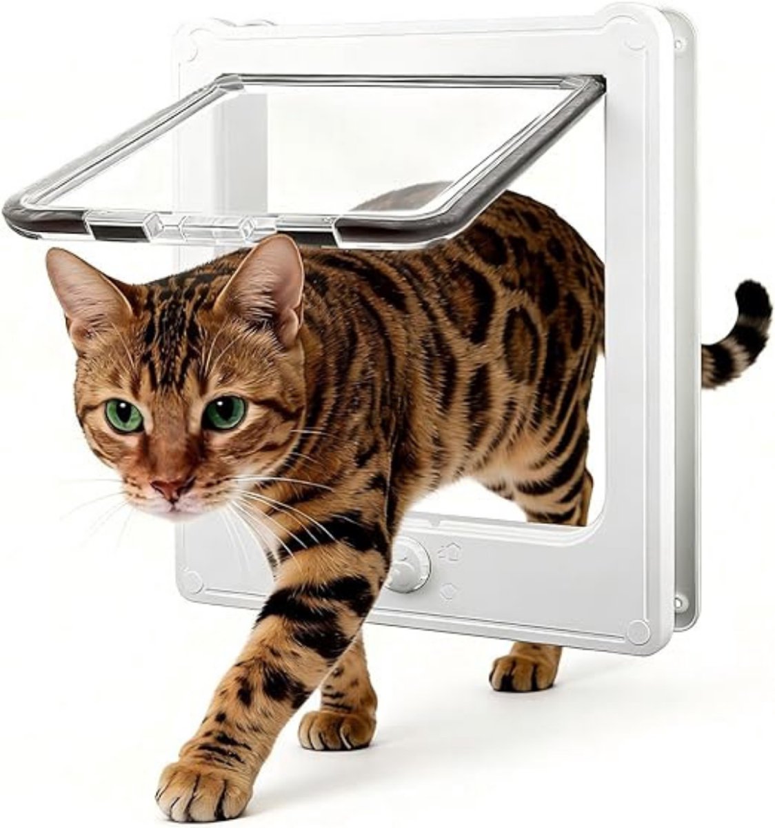 SVN®Kattenluik met Tunnel - Kattenluik - Kattenluik met Tunnel Petsafe - Wit- 5cm x 24cm x 5 cm; 600 g