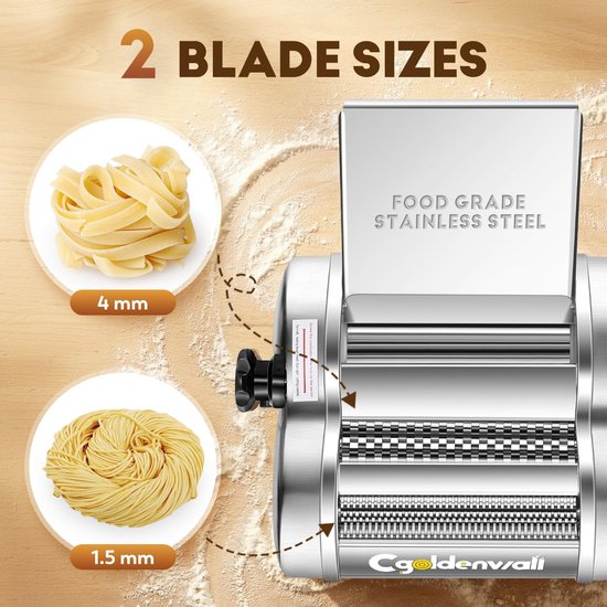Pasta Machine - Pasta Maker - Pasta Tool - keuken hulpmiddel set van Merkloos — afbeelding 4