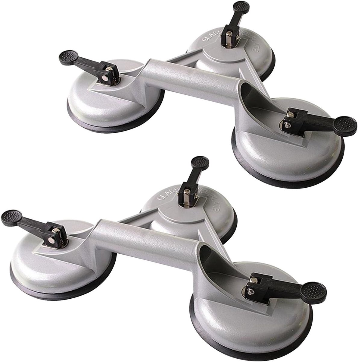 Zuiglip Aluminium - Zuignap Set - Ramen Verplaatsen - 150kg Draagkracht - Set van 2