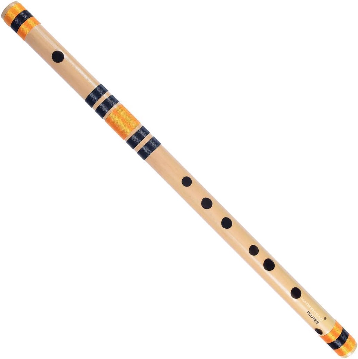 Bamboe Houtfluit - Rechthandige Bansuri - Muziek Maken - 7 Gaten Ontwerp - 483 cm Lengte - Bruin