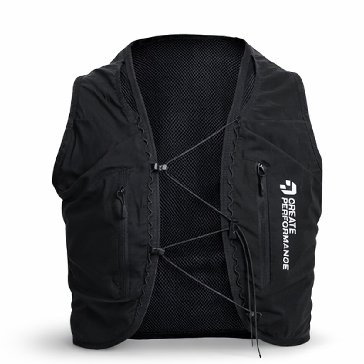 CREATE PERFORMANCE Hardloopvest - Runningvest - Reflecterend vest - Met drink en telefoon houder - Loopvest - Trailvest - Maat S