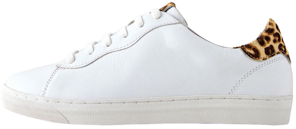 Next - Dames - Forever Comfort® leren vetersneakers - Wit