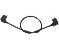 Câble de chargeur E-bike - Micro USB vers USB-C - compatible Bosch, Yamaha, Impulse, BH Bikes et smartphone Android - vélo électrique - 30 CM - noir