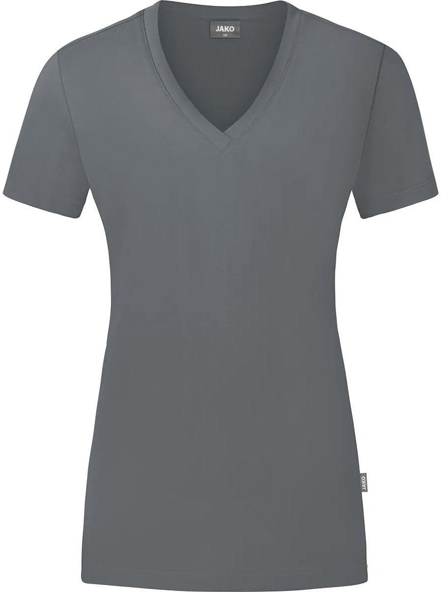 Jako Organic T-Shirt Dames - Steengrijs | Maat: 34
