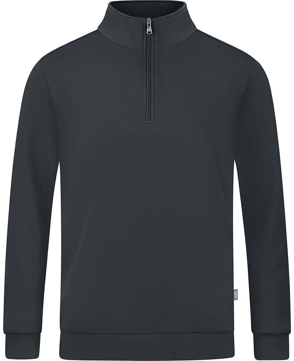 Jako Organic Ziptop Heren - Antraciet | Maat: L