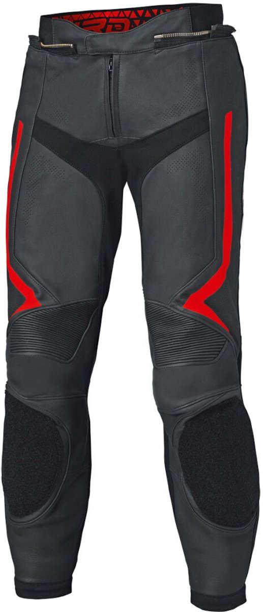 Held Street Rocket 4 Zwart Rood Leren Motorbroek - Broek