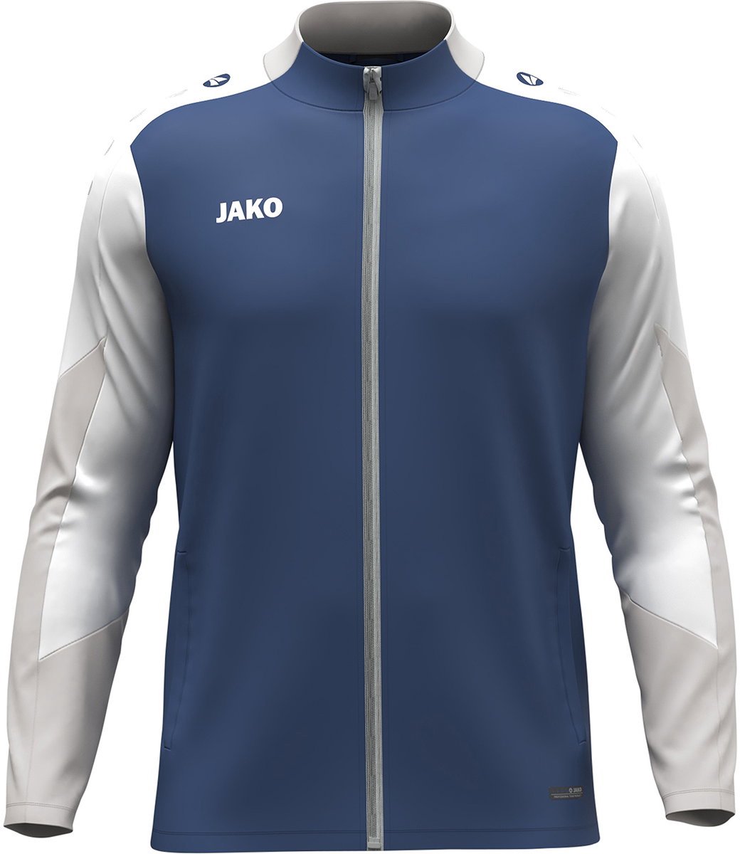 Jako Dynamic Polyestervest Heren - Nachtblauw / Wit / Lichtgrijs | Maat: XL