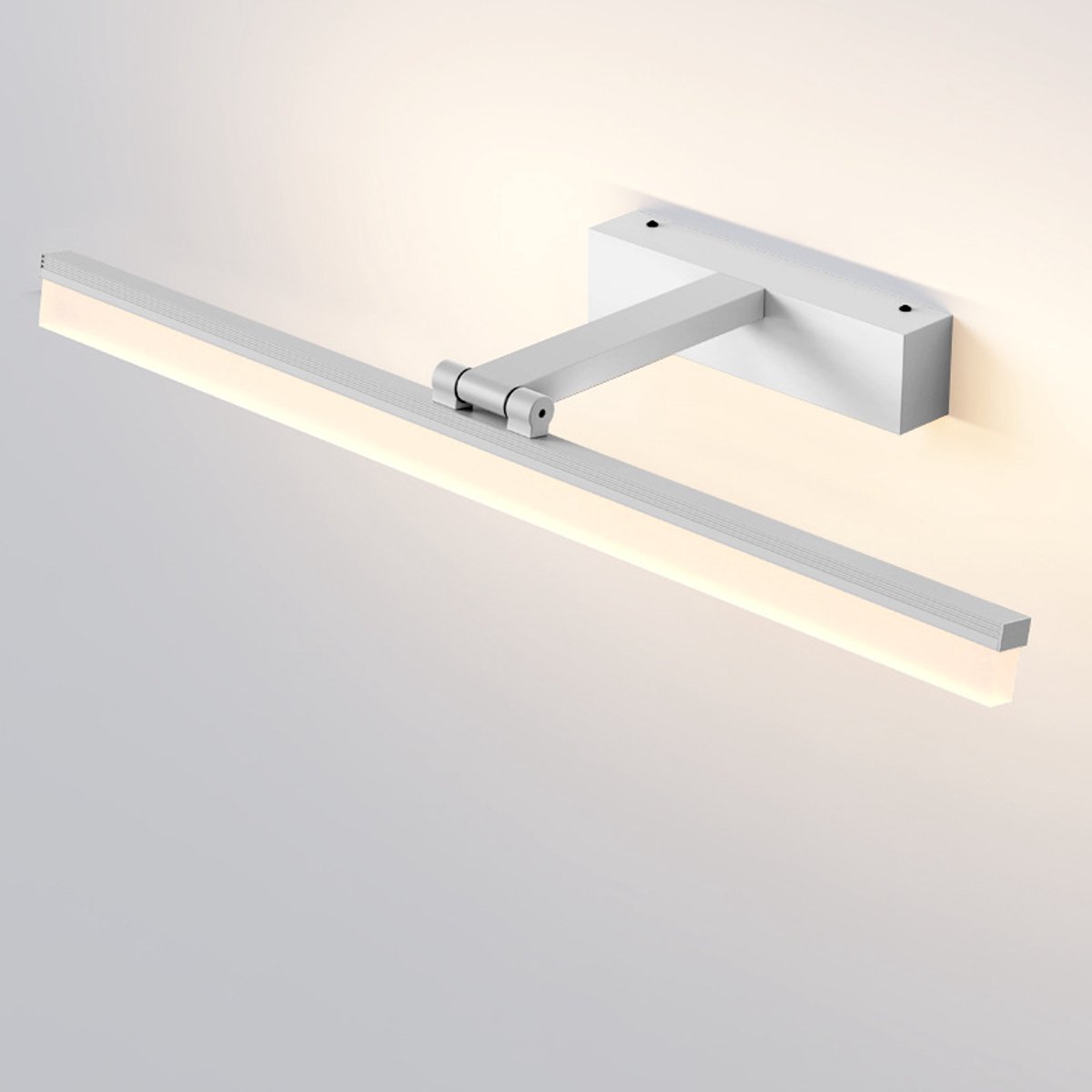 Badkamerspiegelverlichting 40 cm - Moderne draaibare LED-wandlamp, verstelbaar en koppelbaar, 3 instelbare kleurtemperaturen, wit