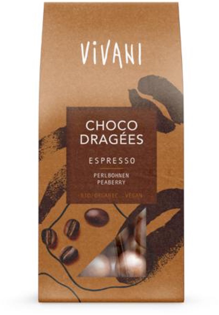 Vivani Choco dragees espressio bio 75 Gram