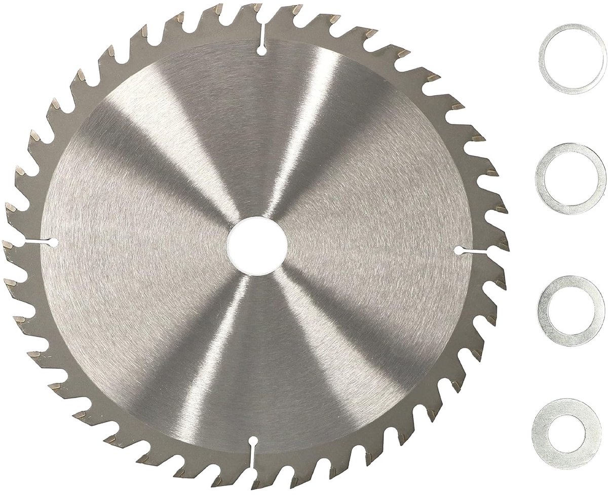 Zaagblad Hout - Metaal Carbide - Precisie Zagen - 40 Tanden Ontwerp - 250 mm Diameter - Zilverkleurig