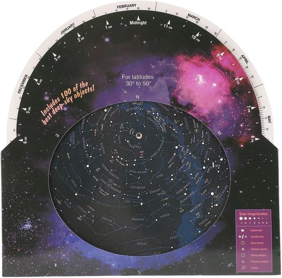Astronomy Rotation Direction - Star Map Guide - Astronomical Telescope ...