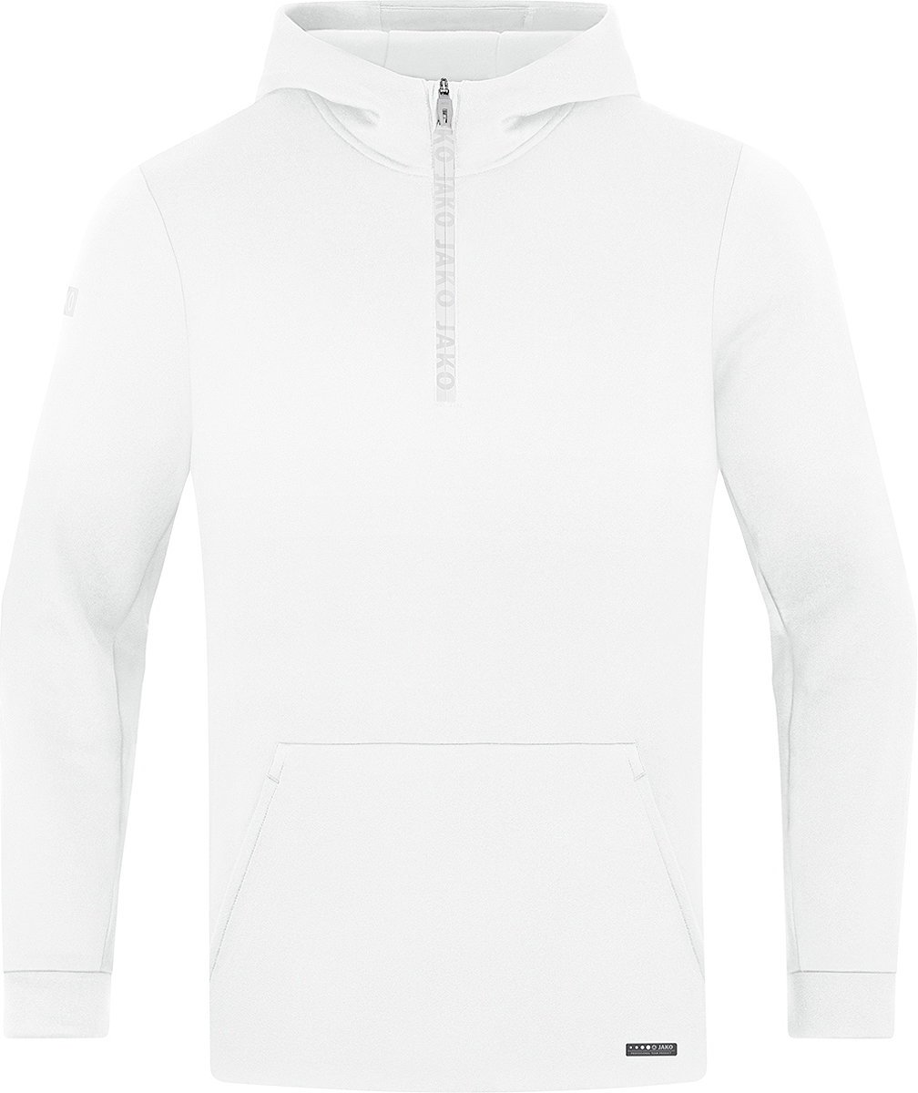 Jako Pro Casual Sweater Met Kap Heren - Wit | Maat: XL