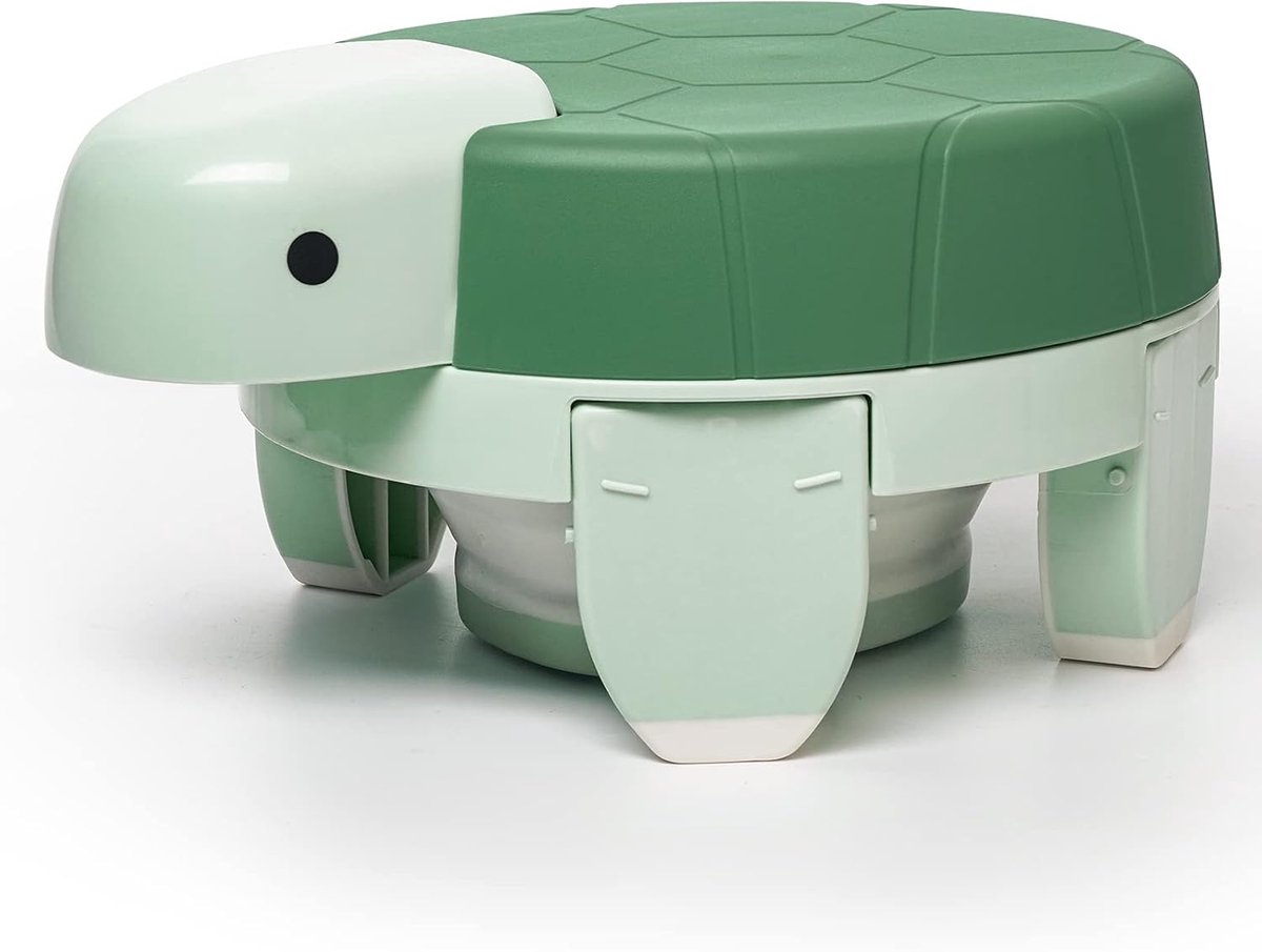 Draagbaar Potje - Reis Potje - Zindelijkheid Onderweg - Opvouwbaar Compact Design - 4-in-1 Functie - Groen