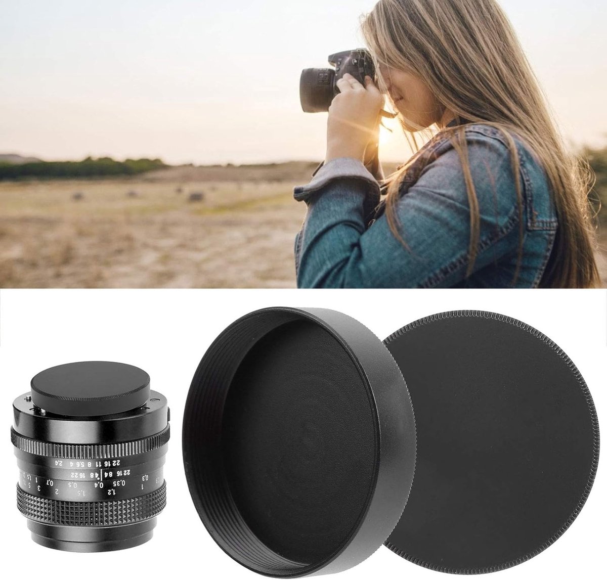 Lens achterdop - Beschermkap - Camera lens - Geïntegreerd CNC proces - 2 stuks