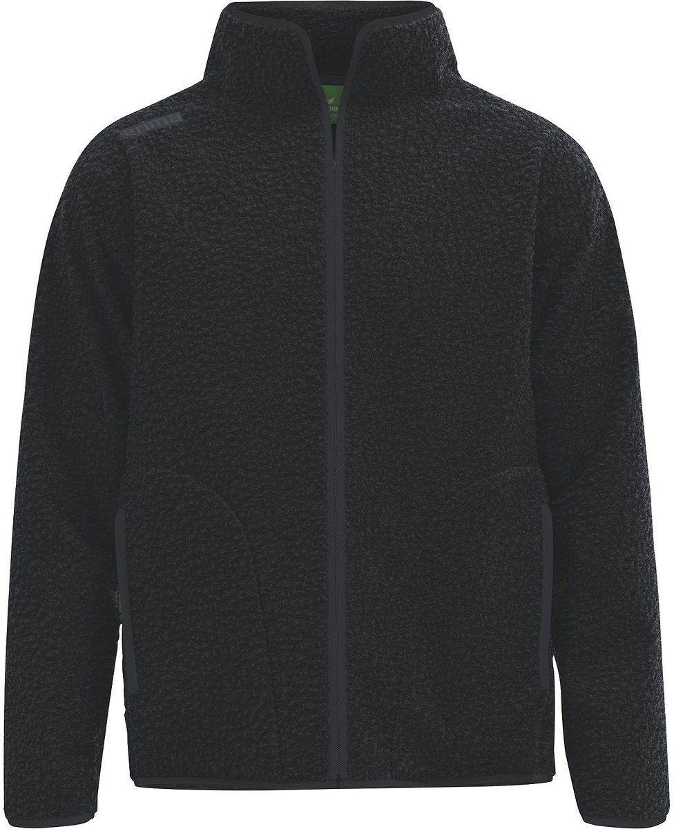 Erima Ts Fleece Jack Heren - Zwart | Maat: XL