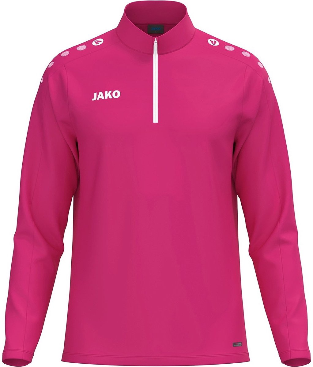 1022x1200.jpg Jako One Ziptop Kinderen - Deep Pink | Maat: 128 - Afbeelding 1