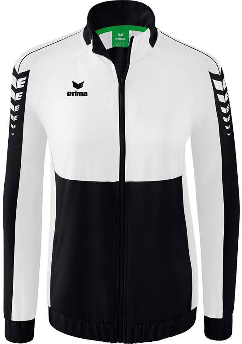 Erima Six Wings Presentatiejack Dames - Zwart / Wit | Maat: 34