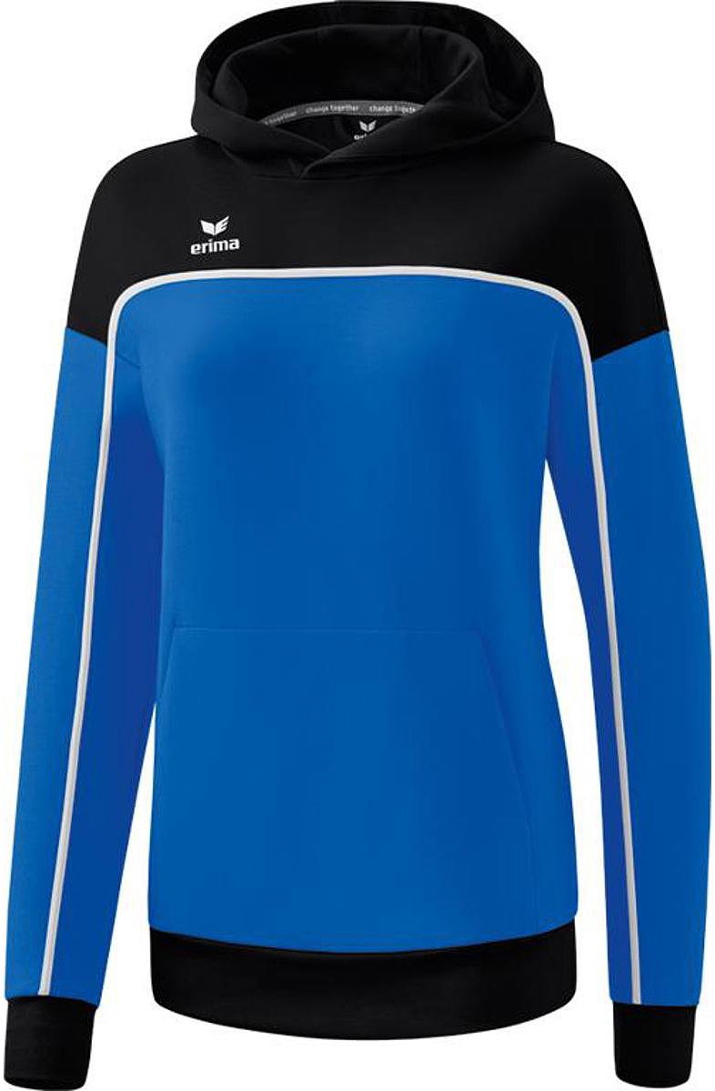 Erima Change Sweatshirt Met Capuchon Dames - New Royal / Zwart / Wit | Maat: 36