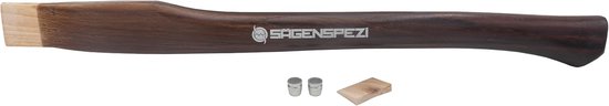 Vervangende steel - Reservehandvat hout - Splijten van hout - Duurzaam hickory materiaal - 80 cm lengte - Bruin van Merkloos	 — afbeelding 4