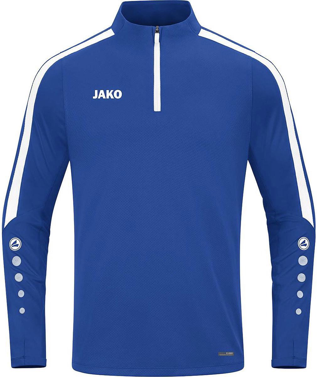 Jako Power Ziptop Kinderen - Royal / Wit | Maat: 140