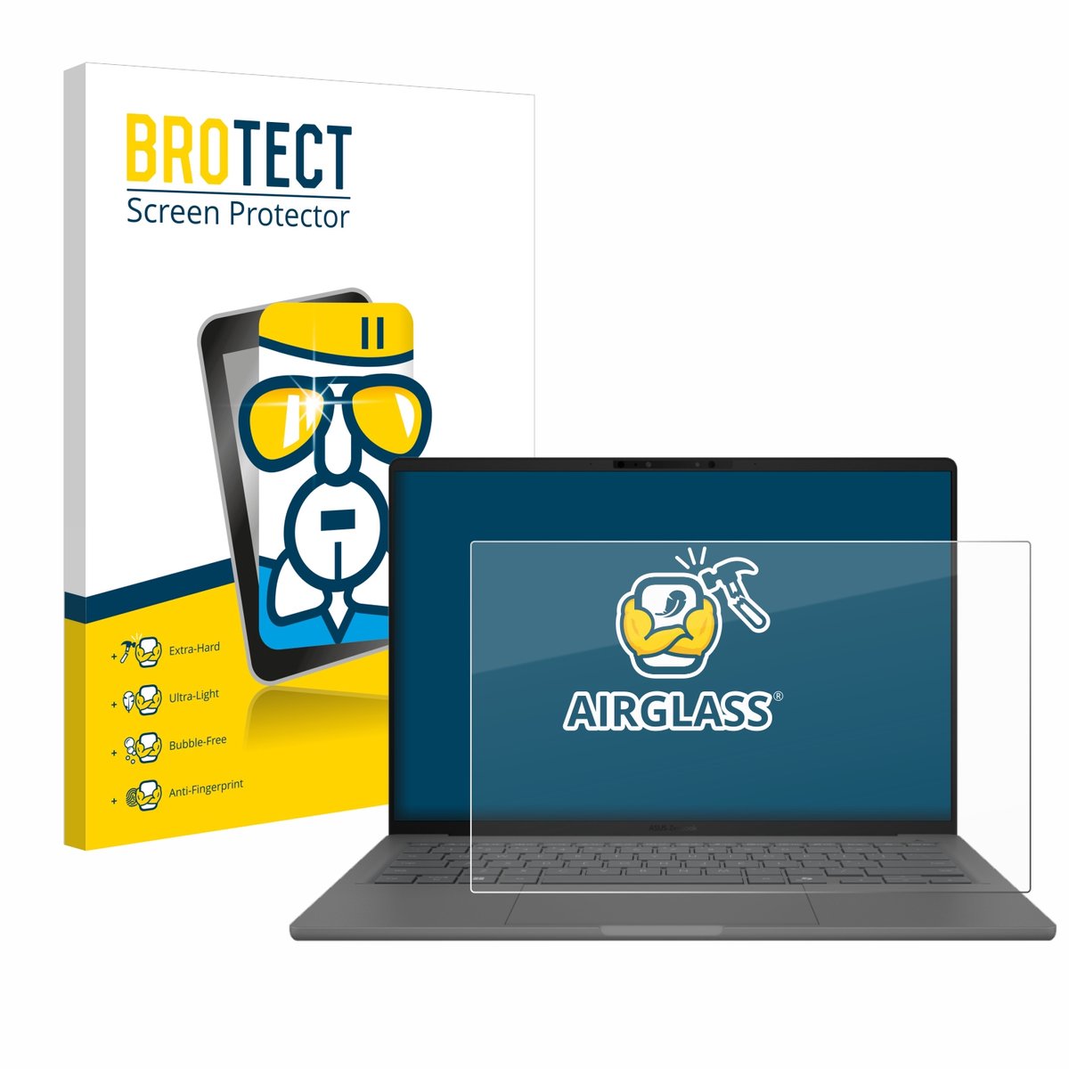 Screenprotector voor ASUS ZenBook A14 UX3407 Beschermglas transparant